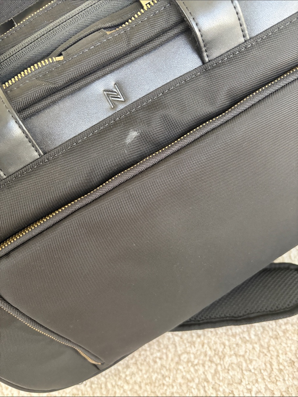 Nomad Lane Original Bento Bag – Brushed Gold Hardware Travel Personal Item Bag - Picture 9 of 10